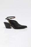 Free People Tell Me About It Studded Black Leather