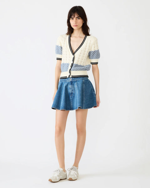 Steve Madden Lilliany Skirt Aruba Blue