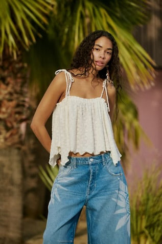 Free People Briana Tank Sugar Swizzle