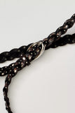 Free People Sol Stud Belt Black