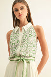 Green Multi Floral Shirt