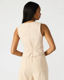 Steve Madden Selene Vest Khaki