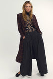 Free People Jessa Long Sleeve Navy Combo