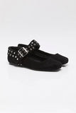 Free People Maggie Mary Jane Black Suede