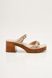 Free People Beck Buckle Clog Sunstone Sand Suede