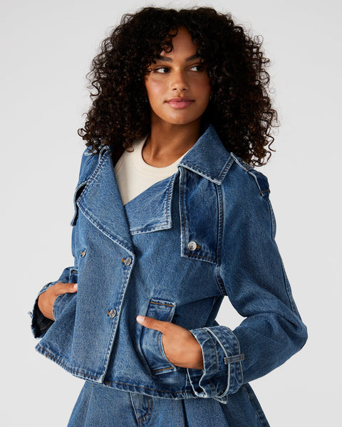 Steve Madden Sirus Jacket Denim