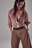 Free People Spotlight Trouser Brown