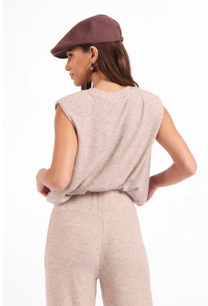 Heather Taupe Teacake Bubble Tank