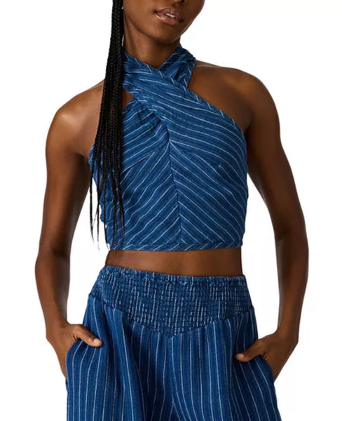 Steve Madden Winnie Top Mixed Indigo