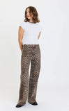 DAZE Far Out High Rise Wide Leg Cool Cat