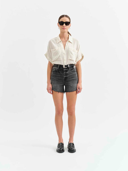 DAZE Bottom Line High Rise Short Raven Vintage