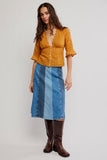 Free People Salone Eyelet Top Bronzer