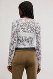 Free People Early Sunsets Layering Top Ivory