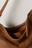 Free People Sindy Leather Shoulder Cognac