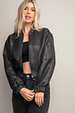 Black Bomber Jacket