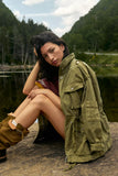 Free People Marlo Surplus Jacket Olivine