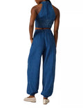 Steve Madden Tillie Pant Mixed Indigo