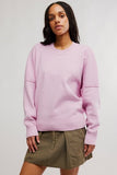 Free People Alma Pullover Fragrant Lilac