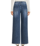 DAZE Madison Mid Rise Wide Leg Vintage Blue