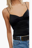 Free People My Way Triangle Cami Black