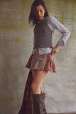 Free People Benny Slim Oxford Blue Combo