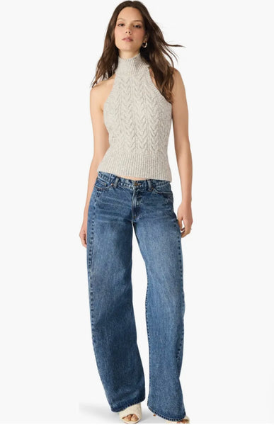 Steve Madden Alina Sweater Grey Heather