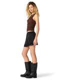Steve Madden Roman Knit Top Walnut