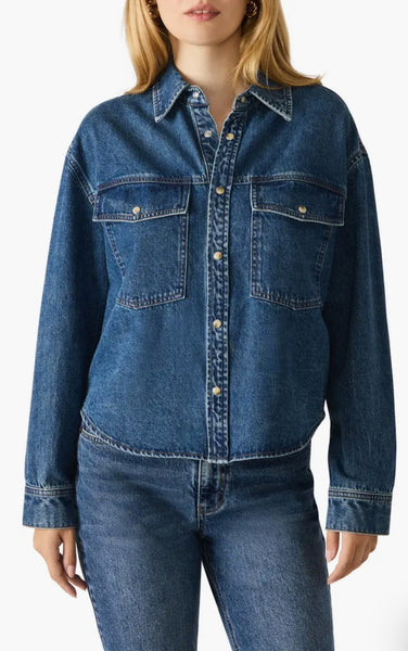 Steve Madden Judith Top Dark Navy