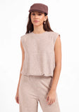 Heather Taupe Teacake Bubble Tank