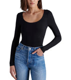 Steve Madden Yura Bodysuit Black