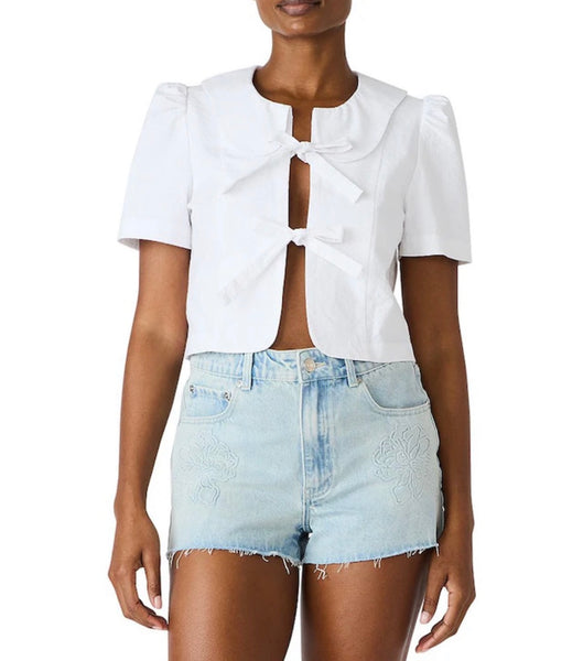 Steve Madden Barrette Top White