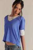 Free People Take  2 Tee Cornflower