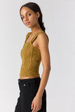 Free People Pretty Little Secrets Corset Olive Tapenade
