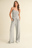 Heather Striped Knit Pant