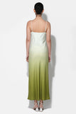 Lime Multi Maxi Slip Dress