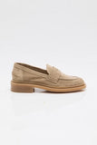 Free People Lana Loafer Taupe Suede
