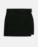 Steve Madden Brighten Skort Washed Black