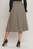 Brown Midi Skirt