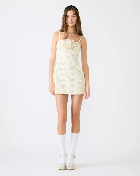 Steve Madden Peony Dress Pristine Ivory