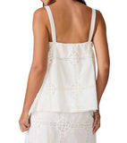 Steve Madden Ainslee Top in Eyelet Antique