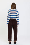 DAZE Villa Pant Drawstring Barrel Pant Chocolate