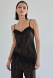 Chocolate Leopard Suede Cami