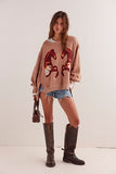 Free People Graphic Camden Mirrored Horses