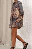Multi Printed Long Sleeve Shirt