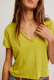 Free People Take 2 Tee Warm Olives