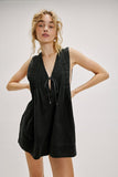 Free People Webster Romper Black