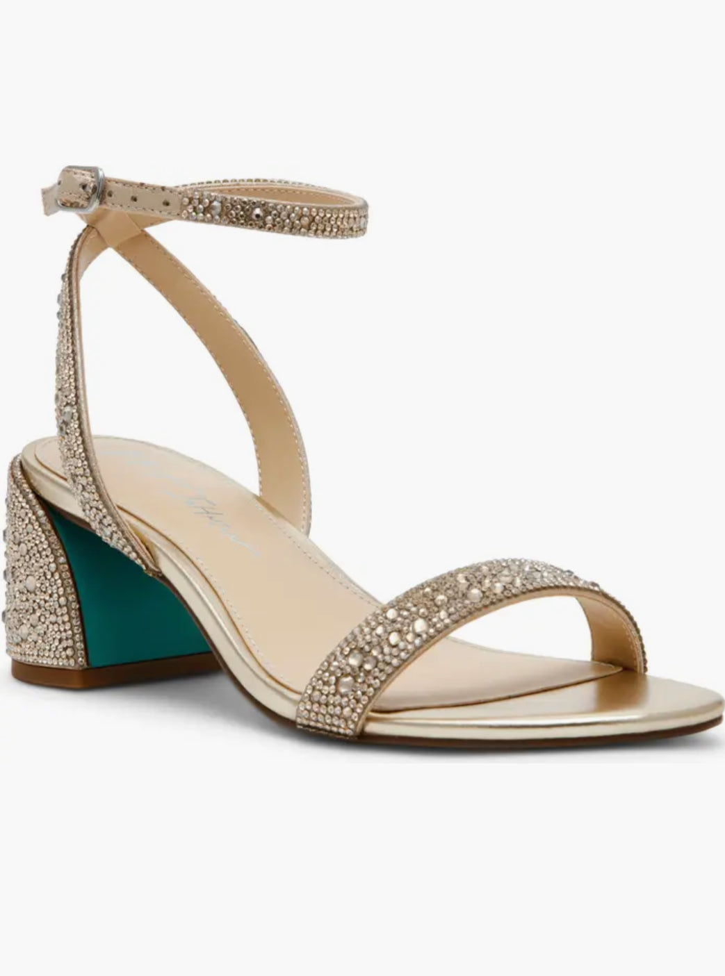Betsey Johnson Sandalo Dani Donna con Tacco, Motivo floreale blu navy., 39 EU Betsey Johnson Sandalo Dani Donna con Tacco, Motivo floreale blu navy., 39 EU
