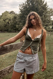Free People End Game Pointelle Tank Army