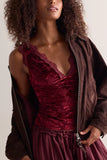 Free People Love First Cami Cabernet