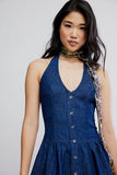 Free People Clean Break Denim Mini Night Wash